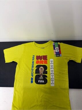 Official FIFA World Cup 2026
Yellow T-Shirt “We ARE FIFA” Youth Size S (NEW)